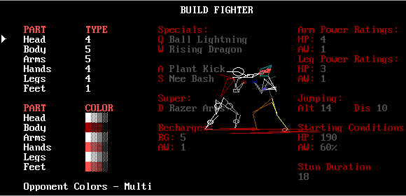 Build Fighter Window (Alpha)